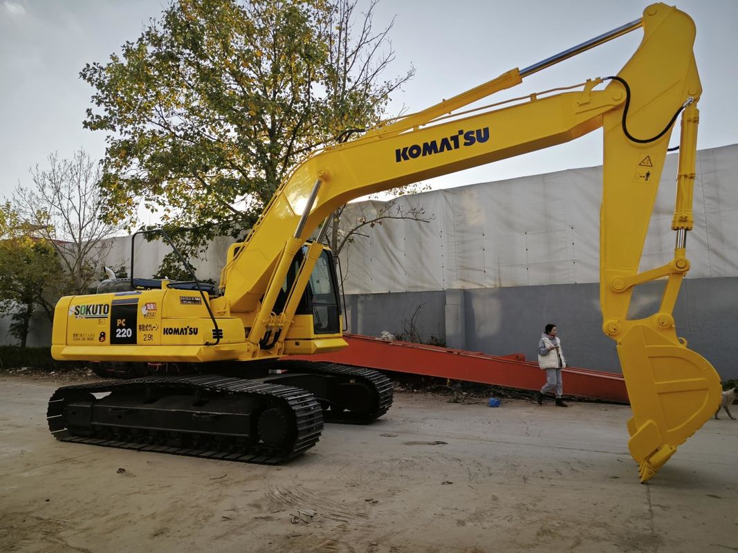 2016-2020 Komatsu PC210 LC Excavateur Caterpillar Excavateur d'occasion avec pompe originale