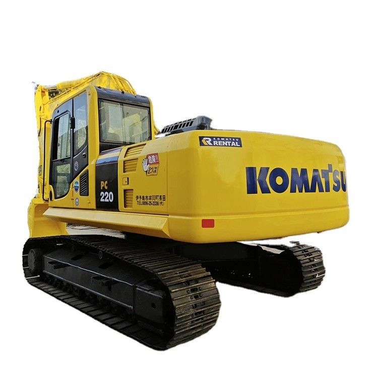 Vendre une excavatrice utilisée Komatsu PC220-8 avec une soupape hydraulique d'origine et un seau de 1,0-1,5