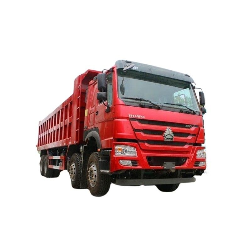 Howo 8x4 371hp 50 tonnes Euro 2 Conduire une camionnette à ordures d'occasion