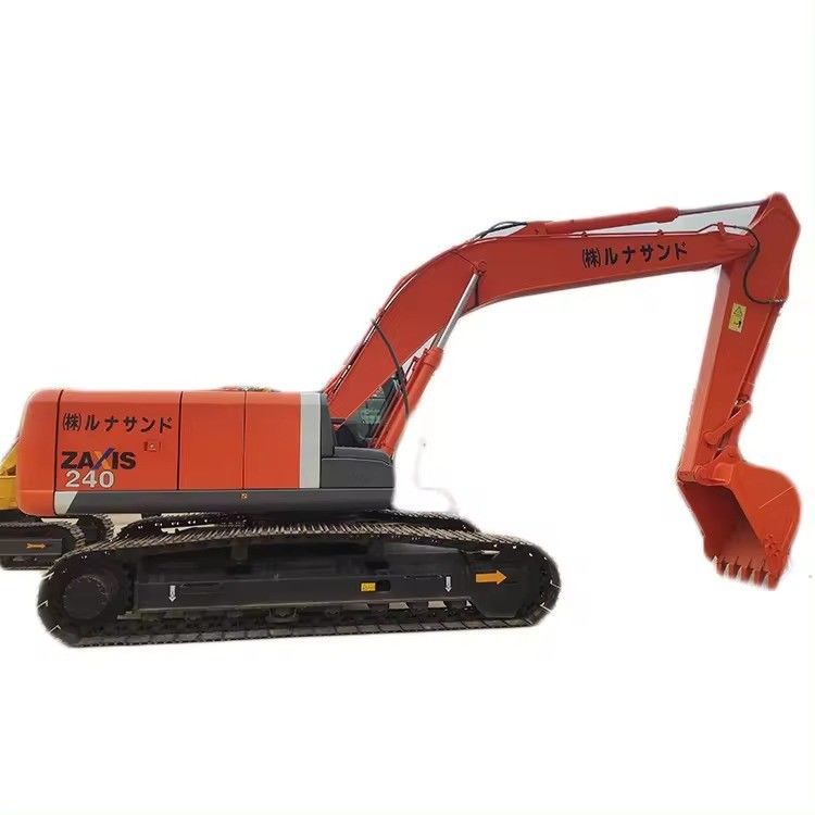 Excavateur Hitachi ZX240 90% d'occasion avec moteur et système hydraulique d'origine
