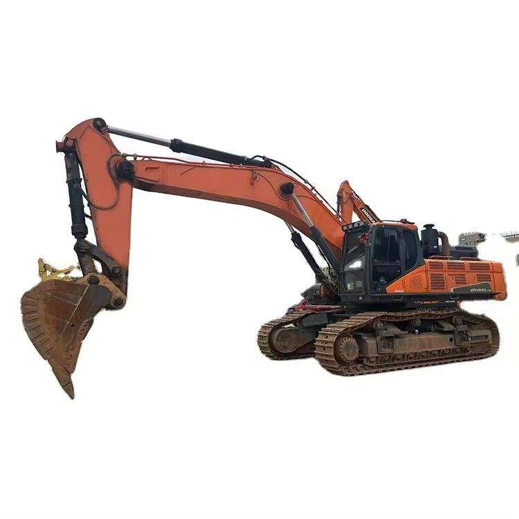 Excavateur à rampe Doosan DX500LC de 14 tonnes avec autre pompe hydraulique et poids de fonctionnement de 50 tonnes