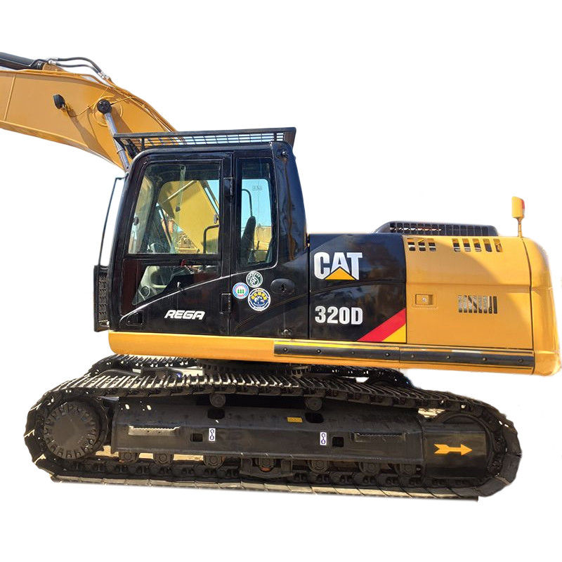 Excavateur de 20 tonnes CAT320 Excavateurs utilisés Caterpillar 320D Crawler avec couleur originale
