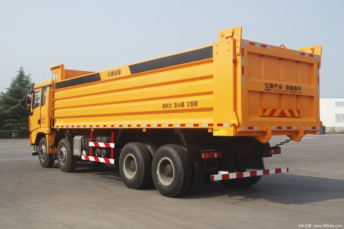 Shacman Delong X3000 6x4 8x4 camions à décharge à bascule avec 10 segments de chiffre de virage vers l'avant