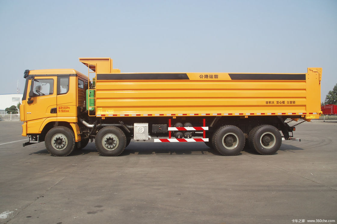Shacman Delong X3000 6x4 8x4 camions à décharge à bascule avec 10 segments de chiffre de virage vers l'avant