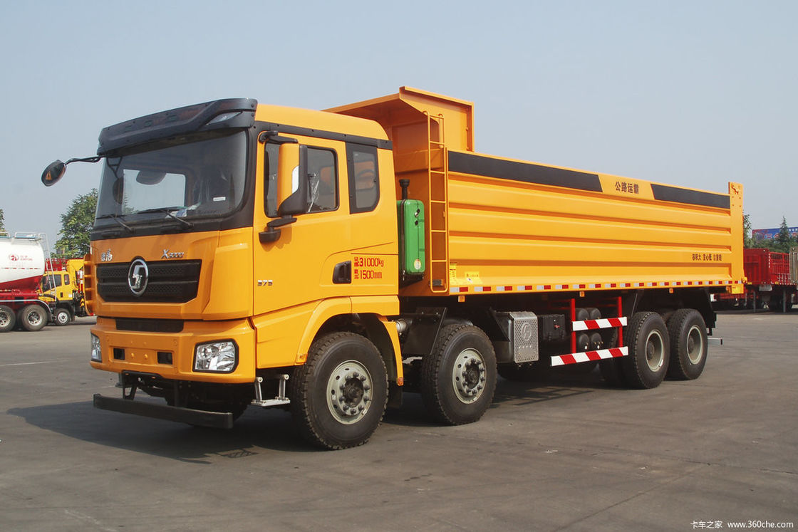 Shacman Delong X3000 6x4 8x4 camions à décharge à bascule avec 10 segments de chiffre de virage vers l'avant