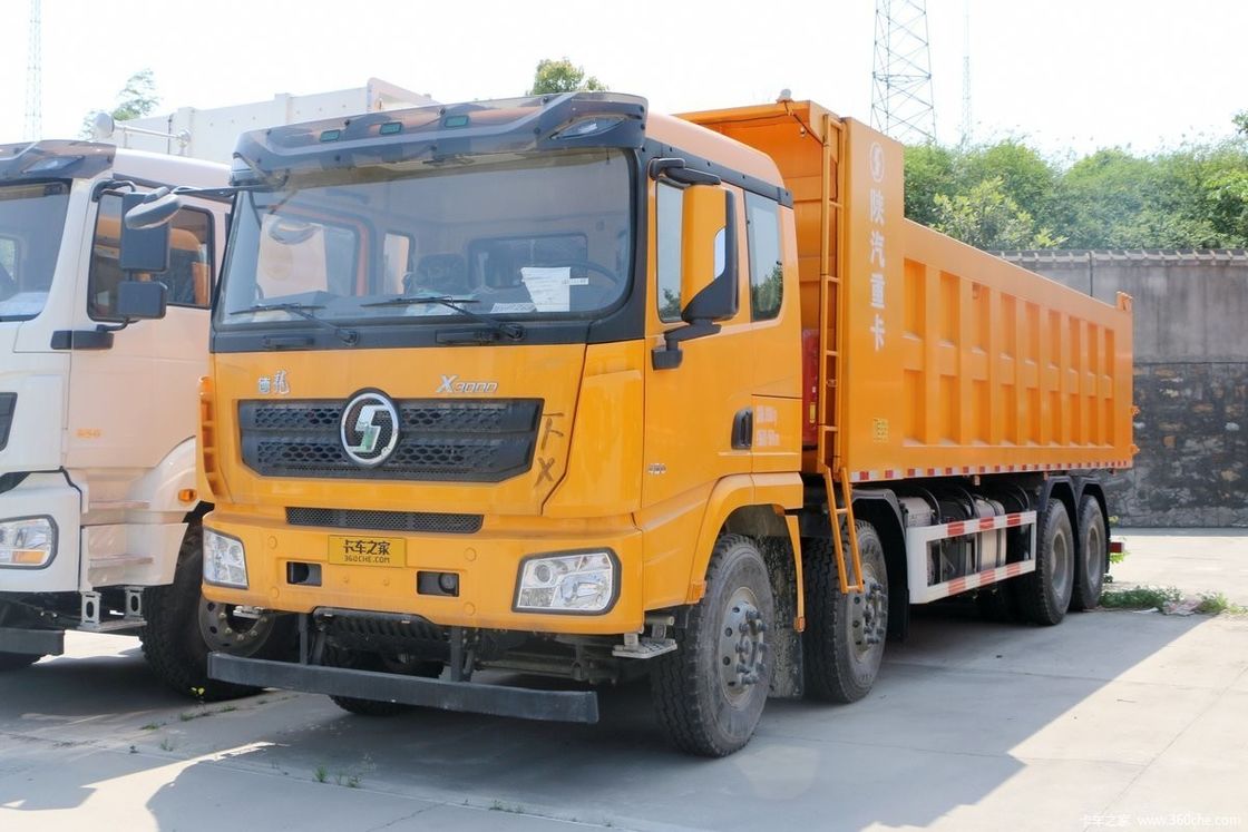 Shacman Delong X3000 6x4 8x4 camions à décharge à bascule avec 10 segments de chiffre de virage vers l'avant