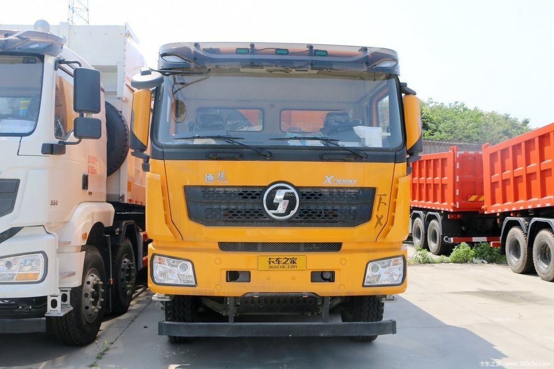 Shacman Delong X3000 6x4 8x4 camions à décharge à bascule avec 10 segments de chiffre de virage vers l'avant