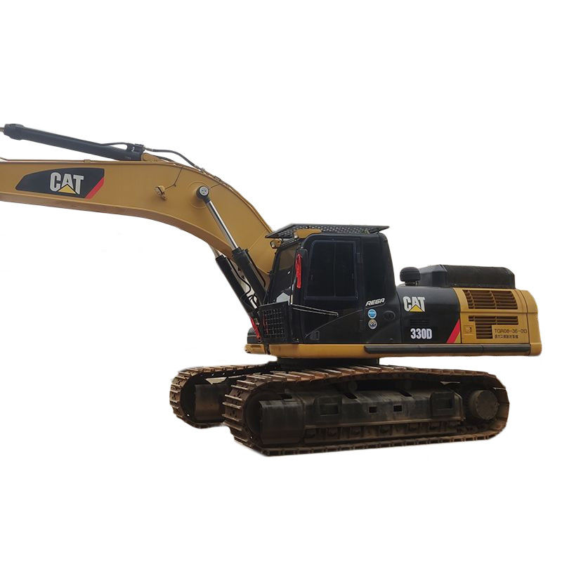 Excavatrice CAT330D utilisée à Dubaï avec une capacité de seau de 1,8 m3 et un poids de machine de 33750 kg