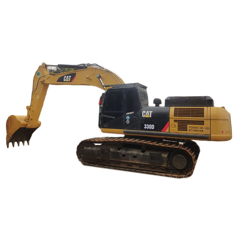 Excavatrice CAT330D utilisée à Dubaï avec une capacité de seau de 1,8 m3 et un poids de machine de 33750 kg