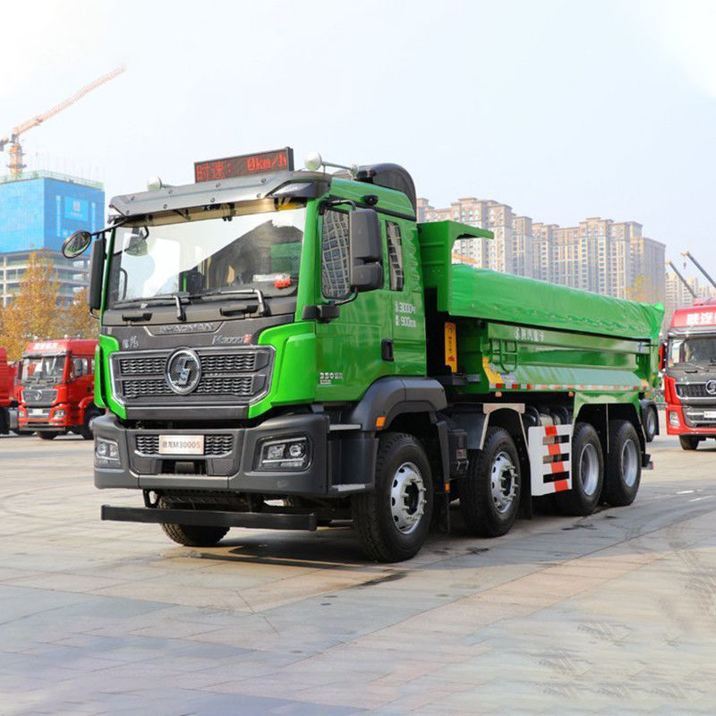 Shacman F3000 8x4 camion-décharge à bascule en Tanzanie fenêtre manuelle et dimensions L x W x H