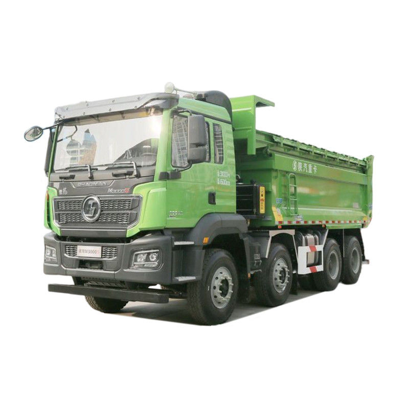 Chauffeur de décharge Shacman 8x4 d'occasion sans ESC et capacité de réservoir de carburant 300-400L