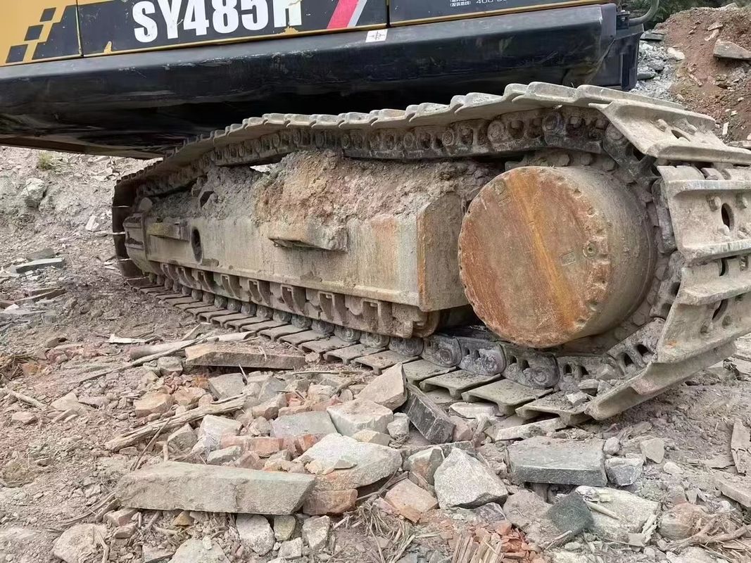 Découvrez la puissance de l'excavatrice SANY SY485H avec une capacité de seau de 2,2-3,1 m3