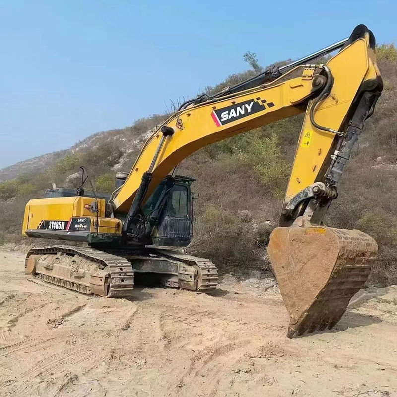 Excavateur à longue portée SY485H Sany 50 tonnes Excavateur à rampe utilisée pour la force de creusement de seau 287kN