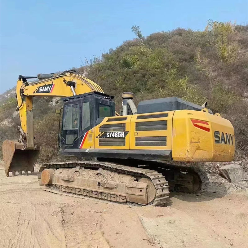Excavateur à longue portée SY485H Sany 50 tonnes Excavateur à rampe utilisée pour la force de creusement de seau 287kN