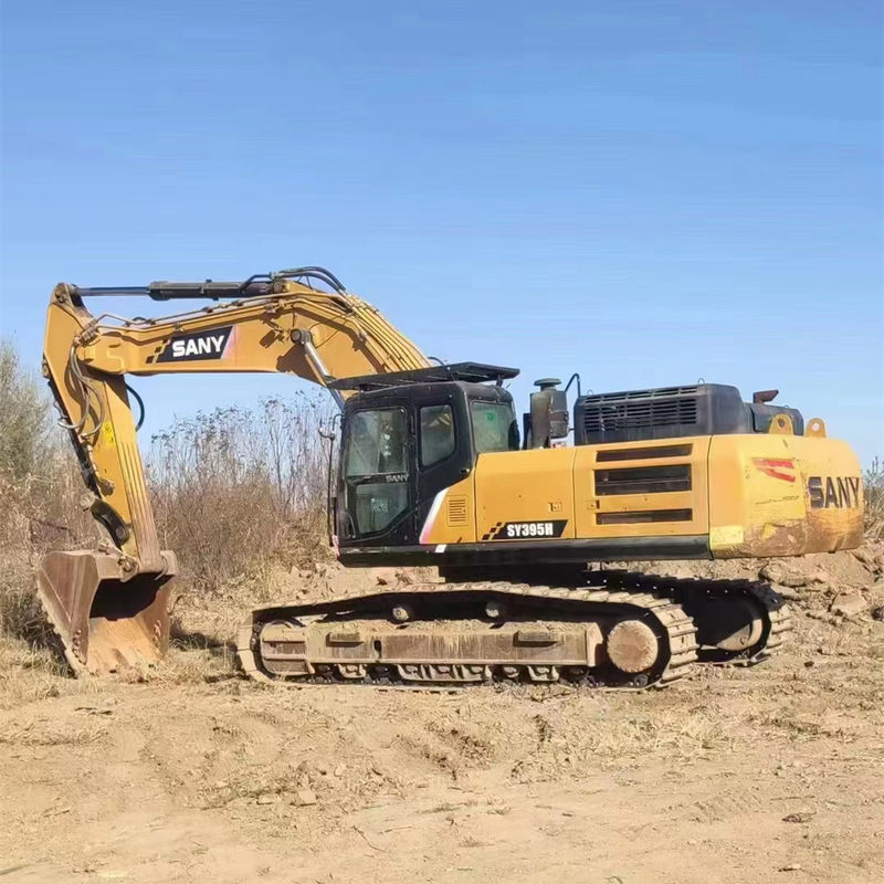 245kN force de creusement de seau Sany SY395H Excavateur à rampe 395H 40 tonnes Excavateur d'occasion