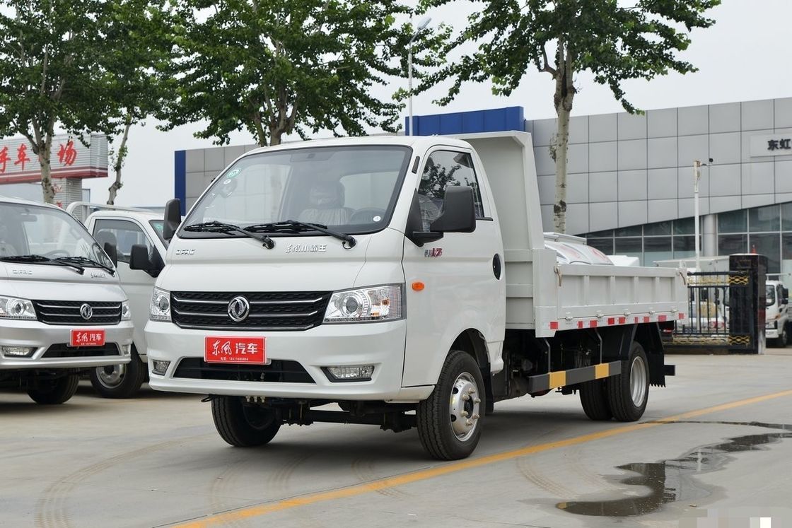 Utilisé Dongfeng W17 102hp Volant à main gauche 2 sièges 2 airbags rangée unique 4*2 camion de décharge léger