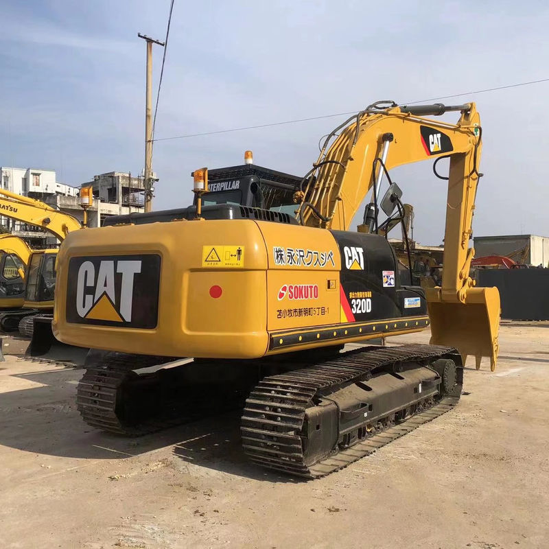 2001-4000 Heures de travail CAT 320D 20 tonnes Excavateur à rampe hydraulique En bon état