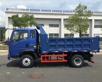 2 passagers moteur Yunnei Sinotruk HOMAN 4*2 mini-déchargeur à bascule 8-12 tonnes camion léger