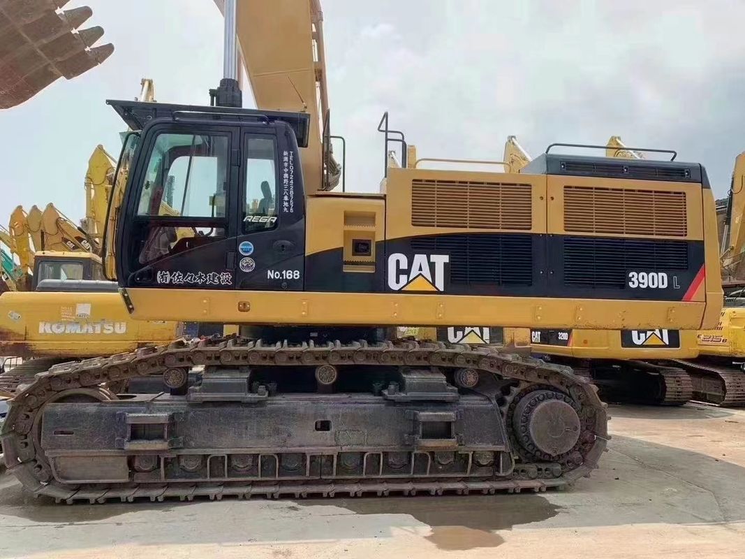 Excavateur de chat 390D à prix abordable avec un poids de 90250 kg et une capacité de seau de 0,45 m3