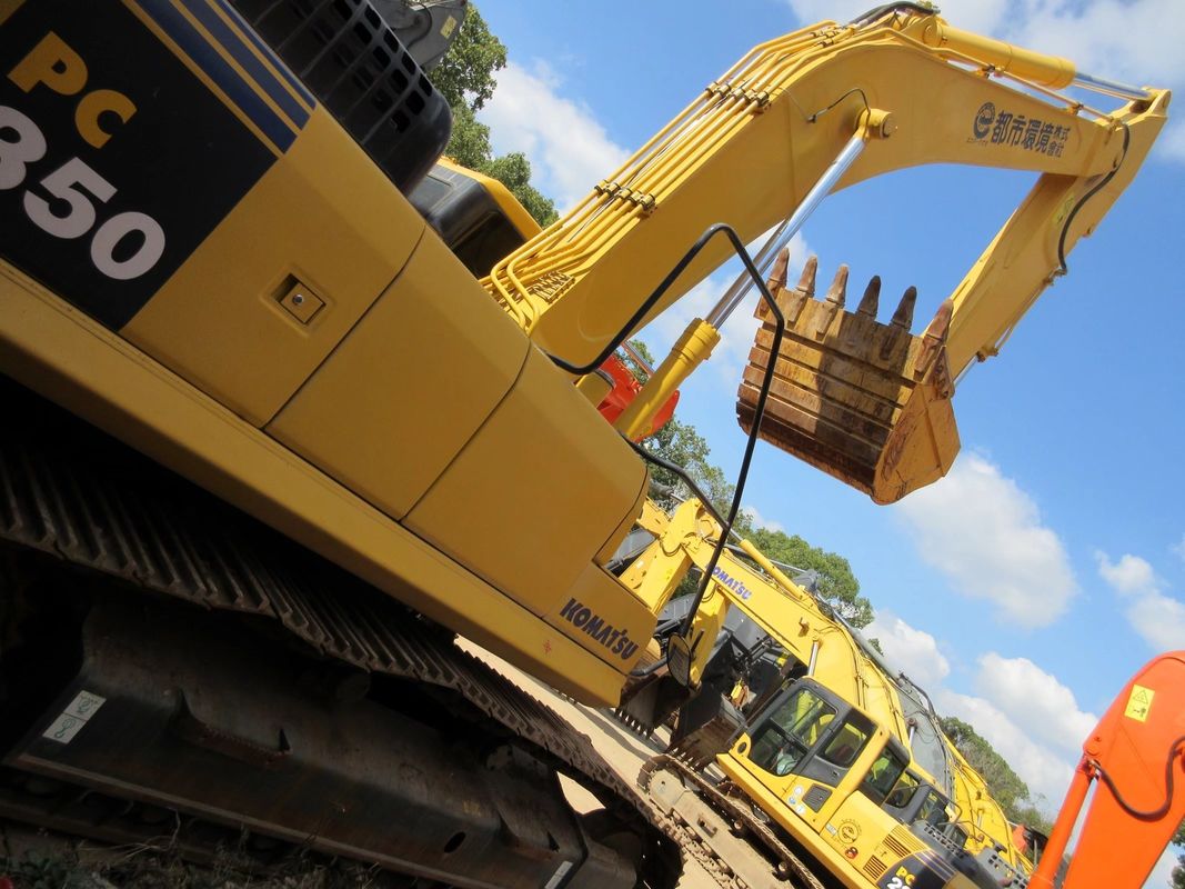 Excavateur japonais original Komatsu PC350 avec un poids de fonctionnement de 20000 au Japon