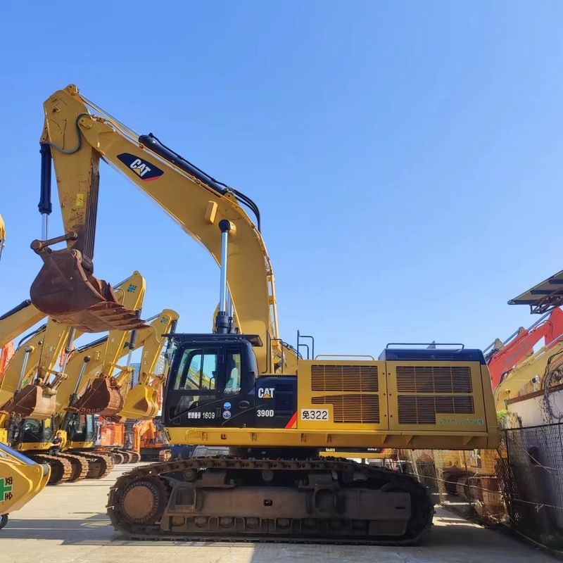 Catégorie 390D Excavateur avec 90000 kg de poids de la machine et 4,6 m3 de capacité de seau Vente directe