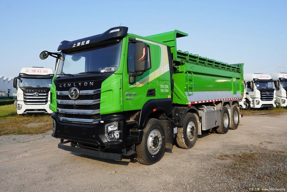 12 roues moteur diesel LHD RHD 8*4 /6*4 Camion-décharge pour les opérations minières lourdes