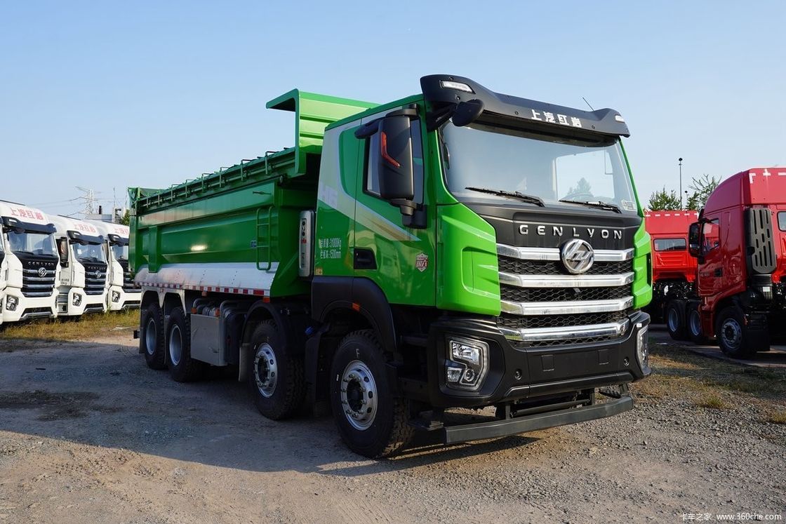 12 roues moteur diesel LHD RHD 8*4 /6*4 Camion-décharge pour les opérations minières lourdes