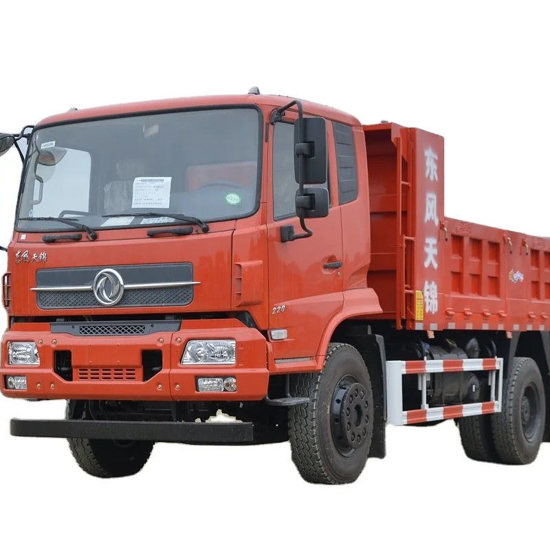 Camion à décharge Dongfeng de 240 chevaux 4x2 à gauche 2 passagers parfait pour la construction
