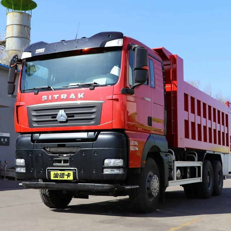 Puissance 351 450 chevaux SITRAK 6x4 camion de décharge G7 pour projet de construction en Afrique