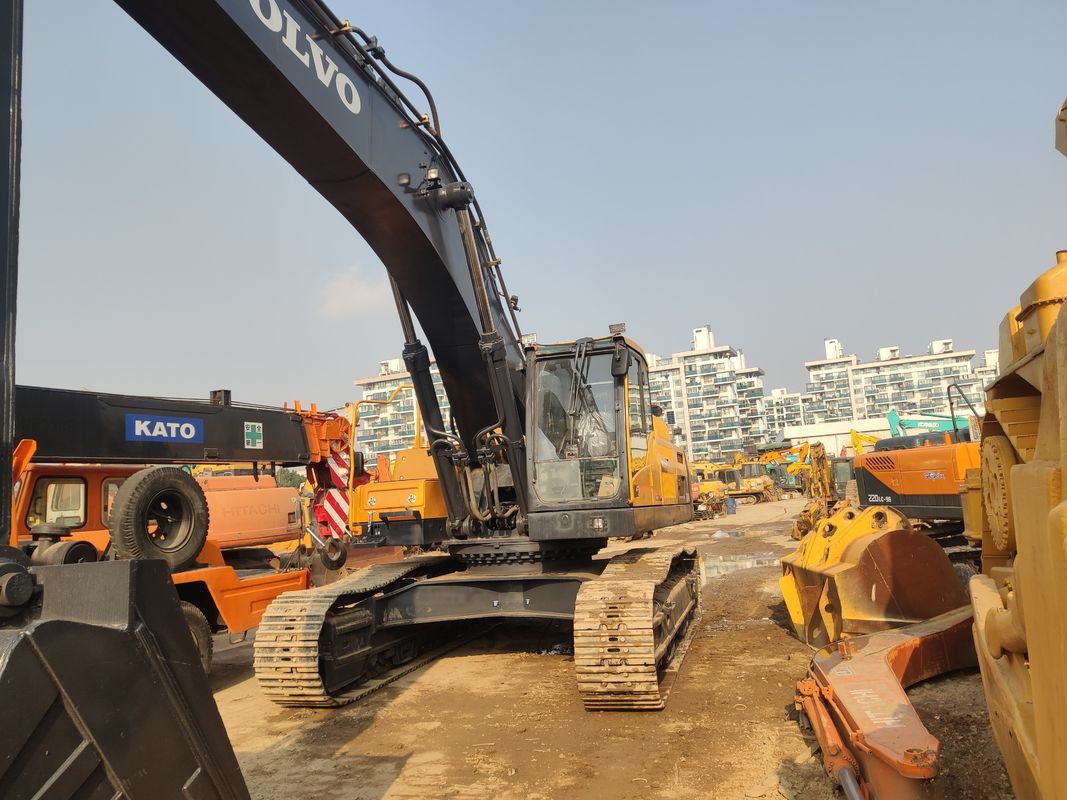 48 tonnes 265kw Poids de fonctionnement EC480DL Excavateur à chenille 480 Excavateur d'origine d'occasion