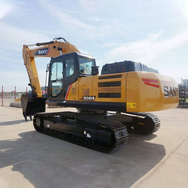 SANY SY245H 24 tonnes utilisées dans l'usine de fabrication avec la couleur jaune