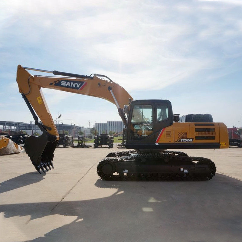 SANY SY245H 24 tonnes utilisées dans l'usine de fabrication avec la couleur jaune