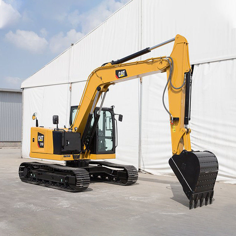 Caterpillar 310 mini excavateur hydraulique à rampe avec pince à bois et pompe hydraulique Eaton