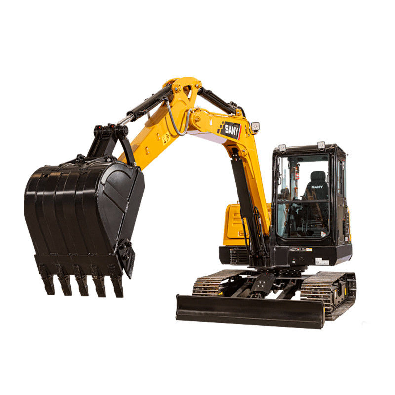 Excavateur SANY SY55C de 5,5 tonnes d'occasion avec un temps de travail réduit 0-2000 et année 2016-2020