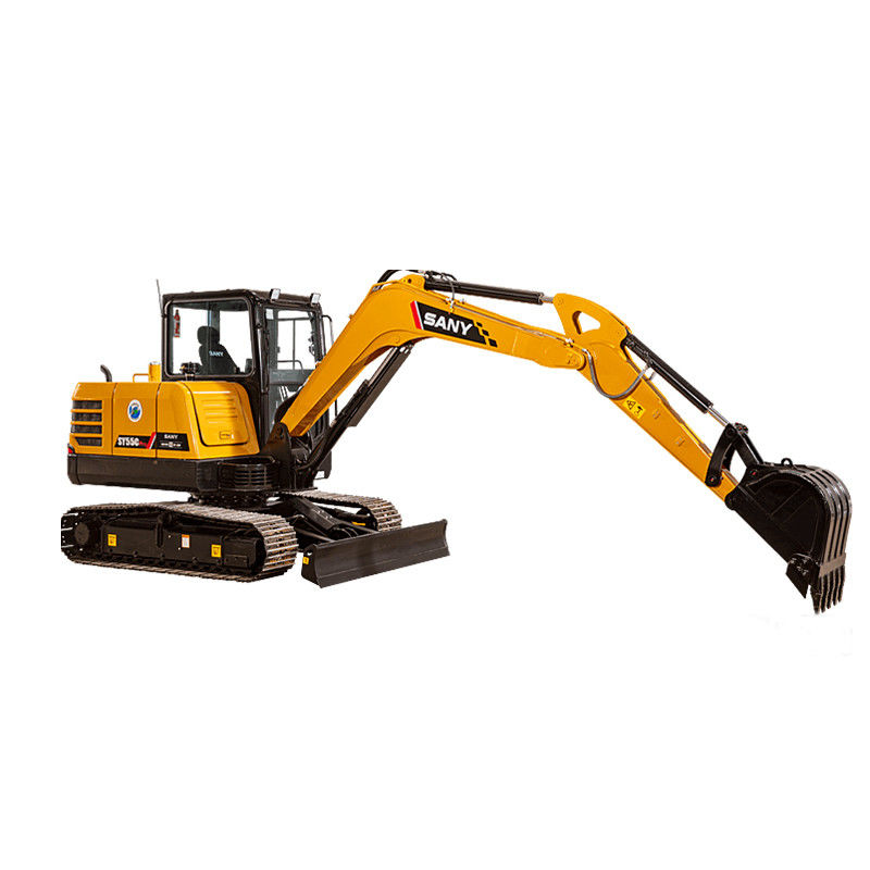 Excavateur SANY SY55C de 5,5 tonnes d'occasion avec un temps de travail réduit 0-2000 et année 2016-2020