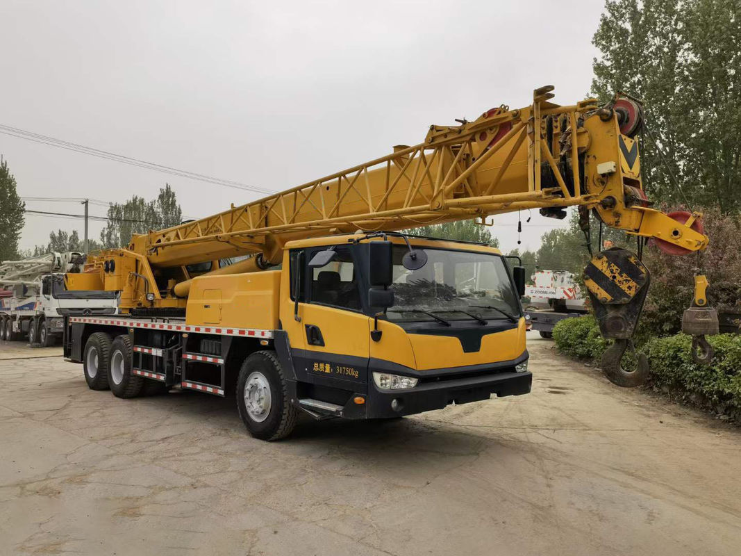 QY25K-I 25 tonnes 35 tonnes grue de camion d'occasion avec bras de tige articulé télescopique hydraulique