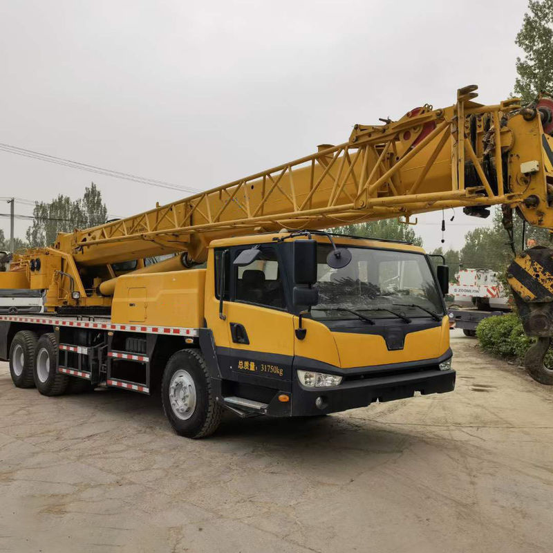 QY25K-I 25 tonnes 35 tonnes grue de camion d'occasion avec bras de tige articulé télescopique hydraulique