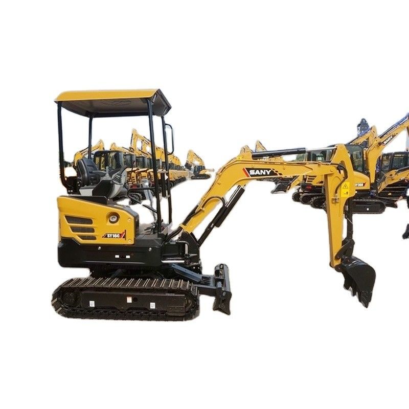 Excavatrice mini SY16C de 1850 kg 1 tonne avec moteur Yanmar et point de vente unique