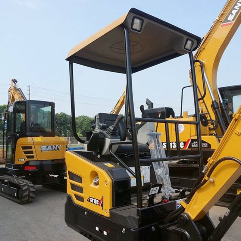 Excavatrice mini SY16C de 1850 kg 1 tonne avec moteur Yanmar et point de vente unique