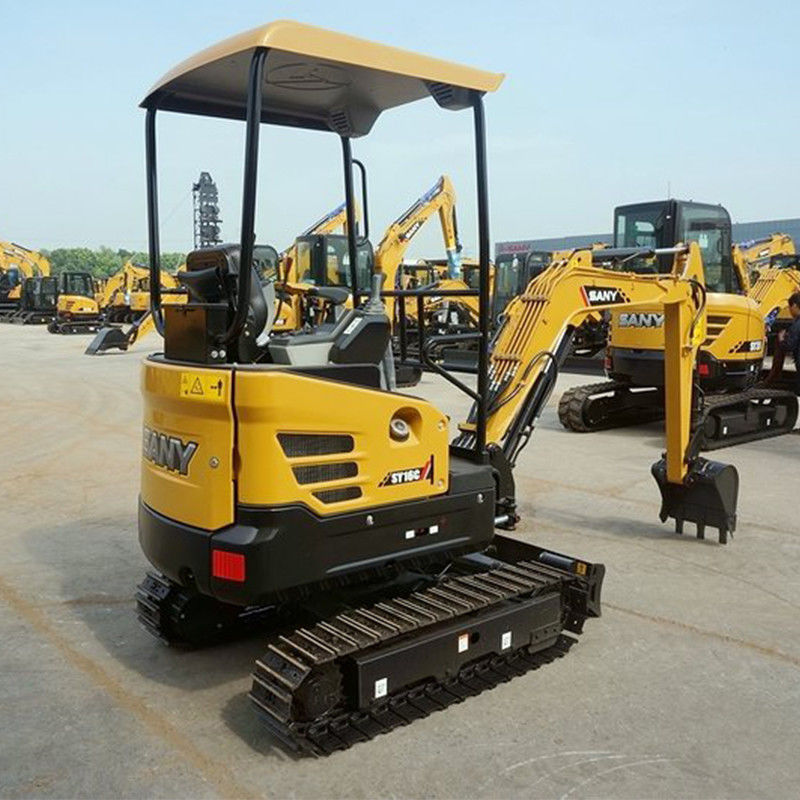 SANY SY16C mini-excavatrice de 1 tonne avec pompe hydraulique importée et hauteur de creusement de 3665 mm