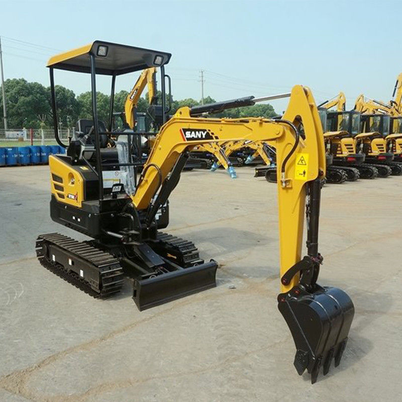SANY SY16C mini-excavatrice de 1 tonne avec pompe hydraulique importée et hauteur de creusement de 3665 mm