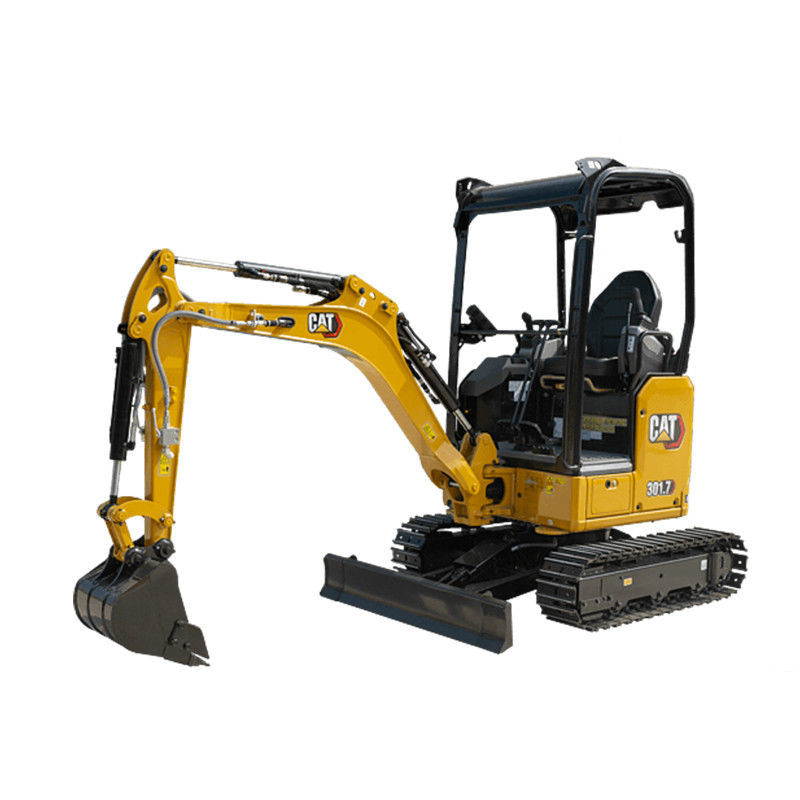Chine Cat 301.7CR Fabriqué directement 2 tonnes Mini Excavateur avec rayon de creusement maximal de 2400mm