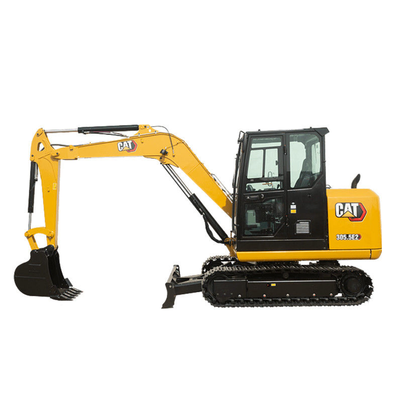 Excavatrice miniature utilisée de 5 tonnes directement par le propriétaire Cat 305.5E2 Excavatrice miniature rampante