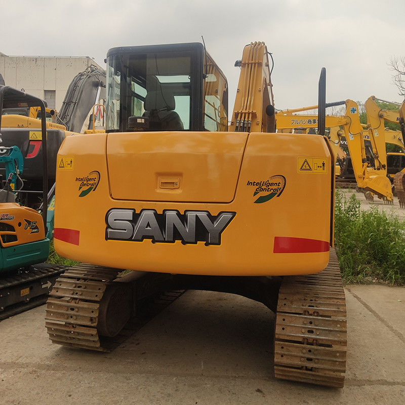 7Excavateur à rouleaux de 5 tonnes Sany SY75C utilisé Excavateur avec moteur ISUZU et autre pompe hydraulique