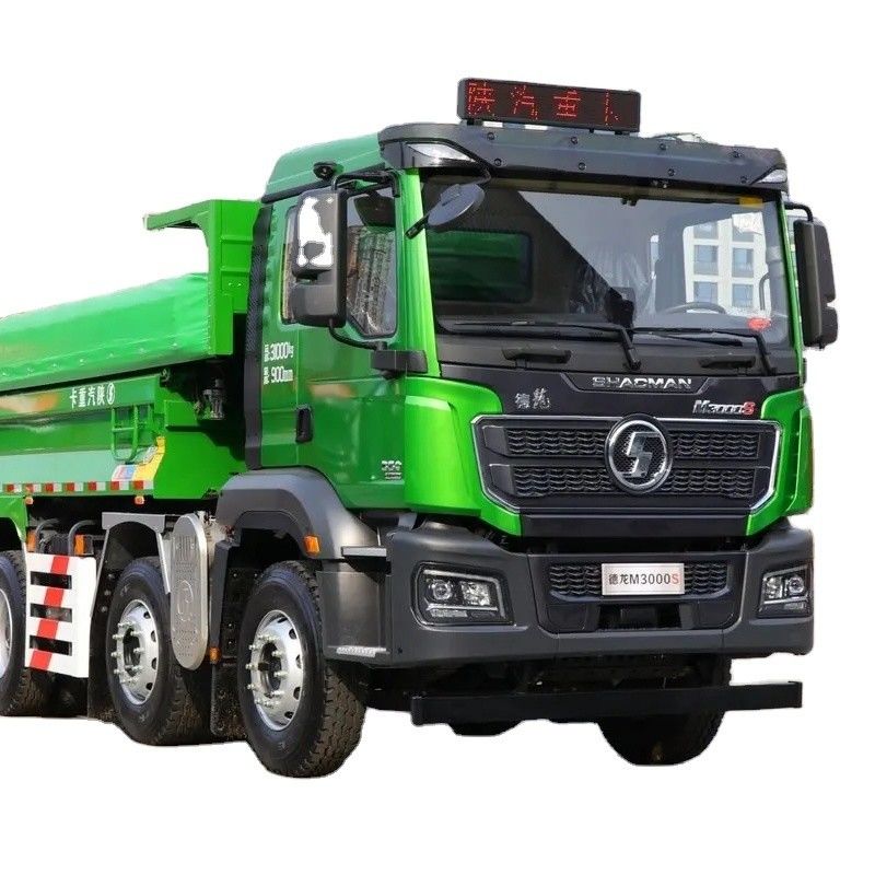 6x4 400 chevaux Shacman camion de décharge avec capacité du moteur 8L et 12.00R20 pneus 18PR