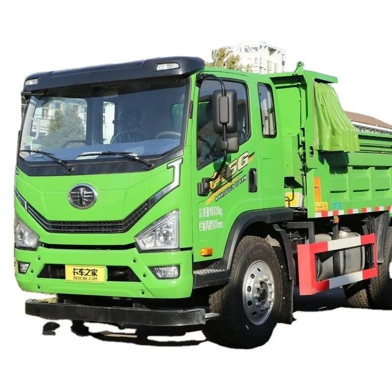 200 chevaux FAW 4x2 camion-décharge à bascule avec transmission manuelle et réservoir de carburant de grande capacité