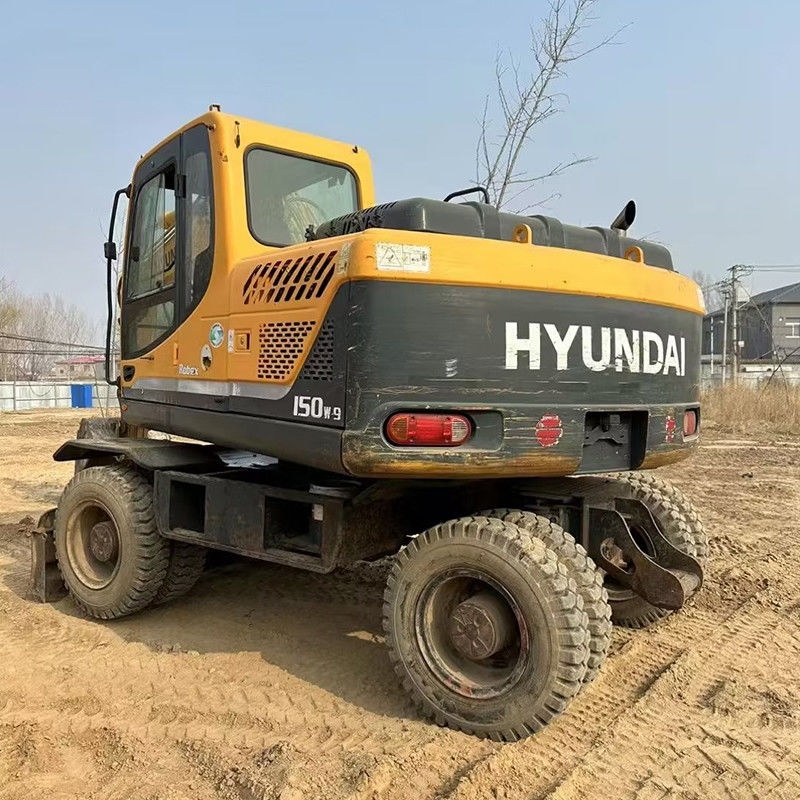 Excavateur à roues de machine Hyundai Origin Excavateurs 150W-9 usagés à vendre