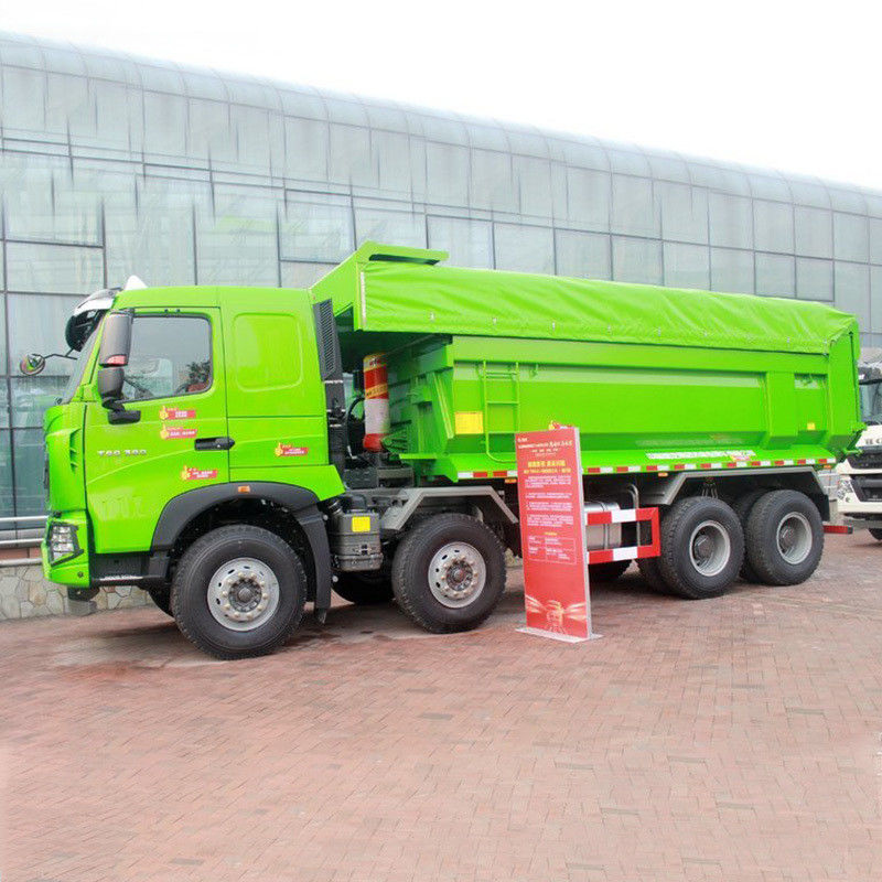 2016-2018 Année utilisée Howo Tiper Truck 8x4 Conduire des camions sans caméra arrière