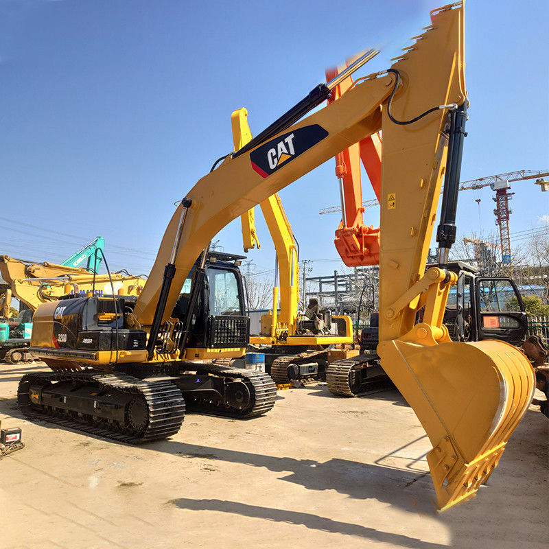 Couleur d'origine 20 tonnes Excavateur de chat de chenille 320d avec heures de travail 4001-6000