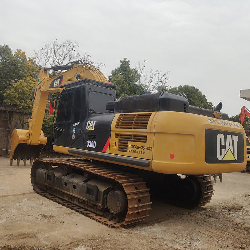 1.4-2.0m3 Capacité du seau CAT 330D Excavatrice 33 Tonnes Poids de la machine pour l'industrie lourde